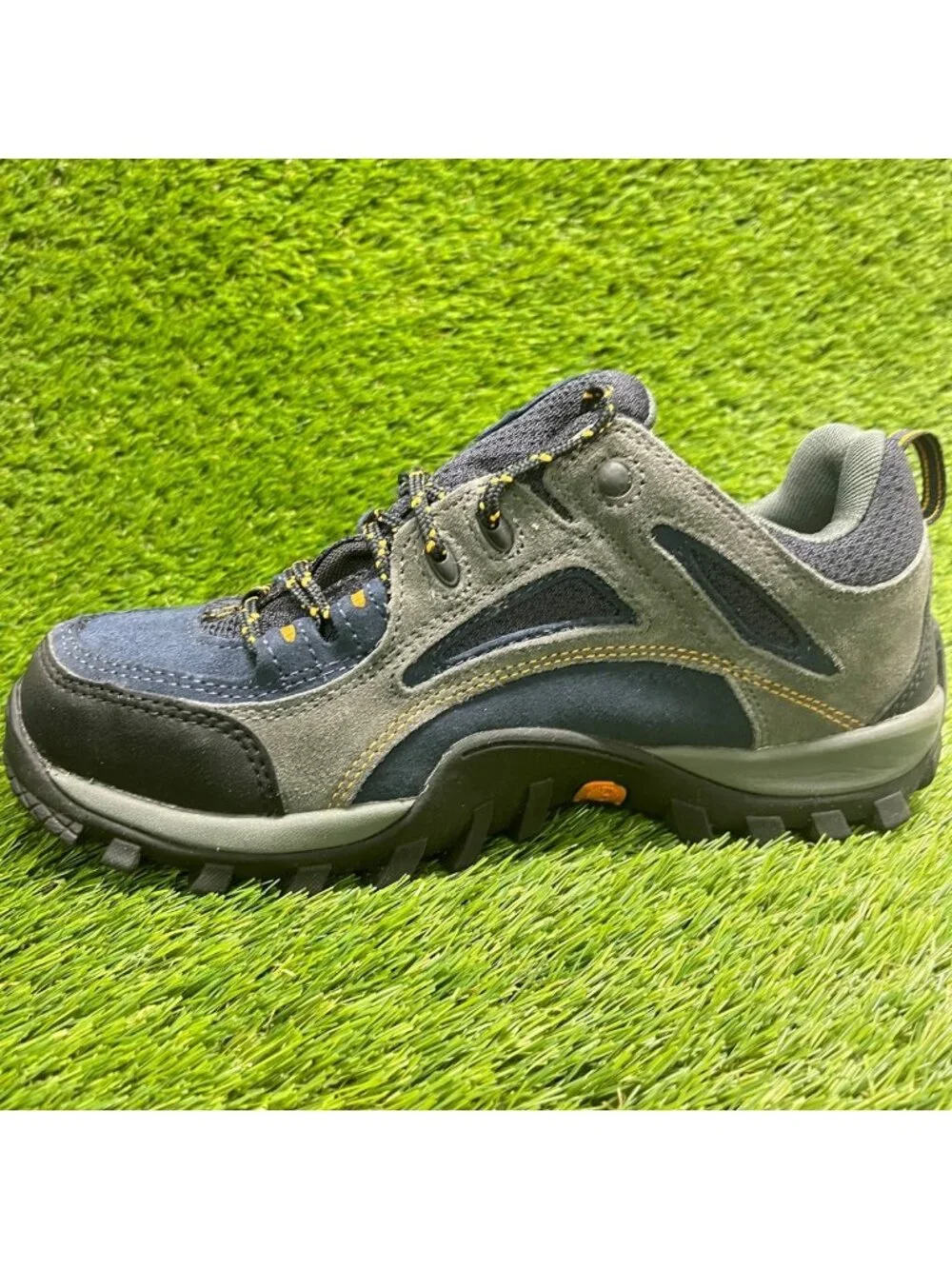 Timberland Pro Mudsill Mens Size 8 Blue Gray Suede Steel Toe Safety Work Shoes